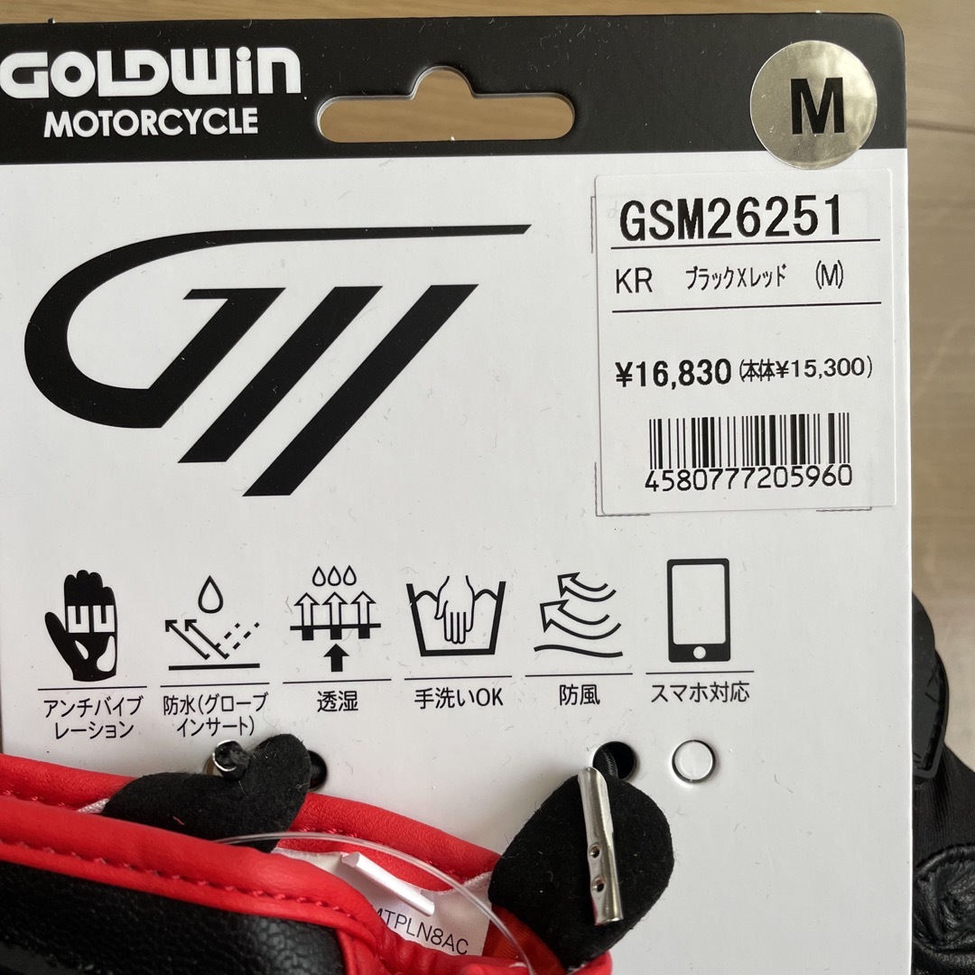 GOLDWIN(ゴールドウィン)の新品未使用　GOLDWIN レザーグローブ 自動車/バイクのバイク(装備/装具)の商品写真