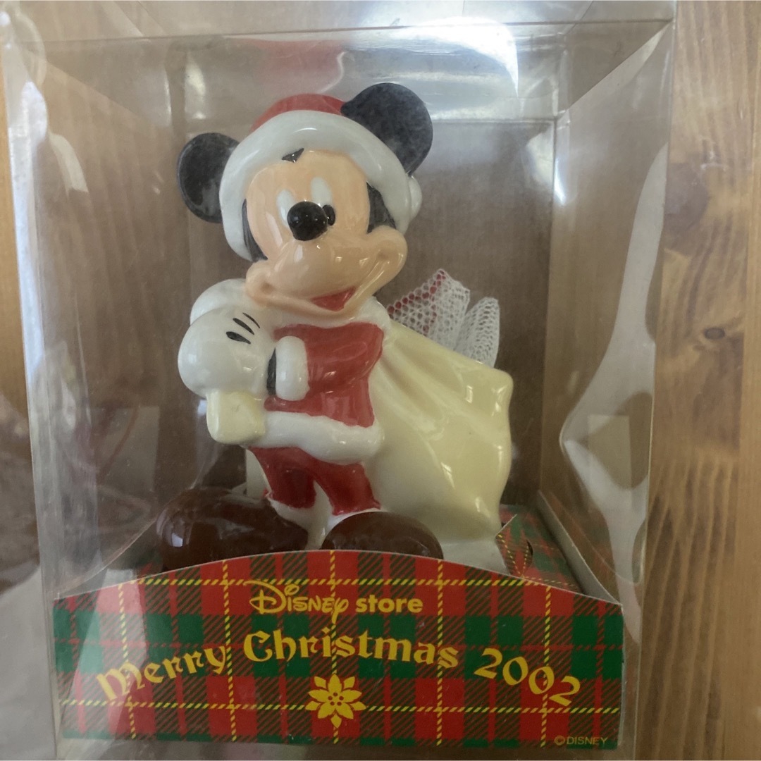 Disney(ディズニー)のクリスマス ミッキー サンタ ポット　2002 エンタメ/ホビーのおもちゃ/ぬいぐるみ(キャラクターグッズ)の商品写真