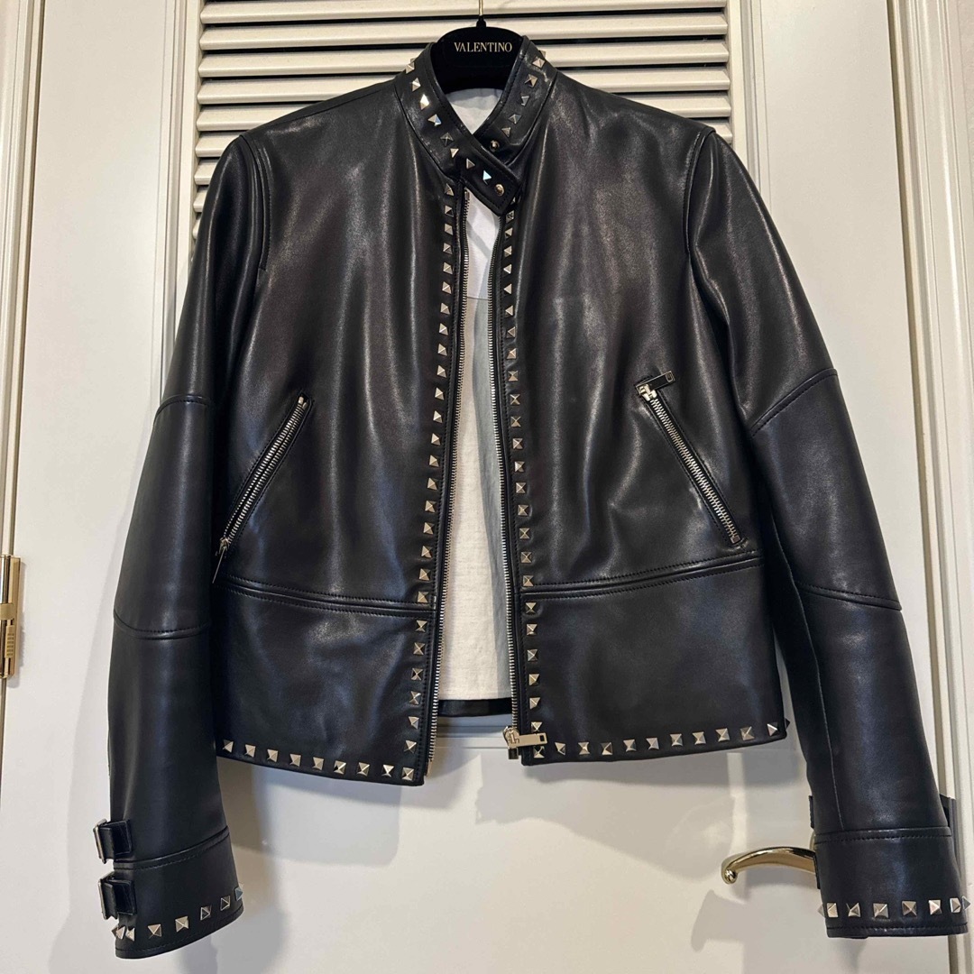 VALENTINO - VALENTINO ライダースジャケットの通販 by グリーン VALENTINO - VALENTINO ライダースジャケットの通販 by グリーン