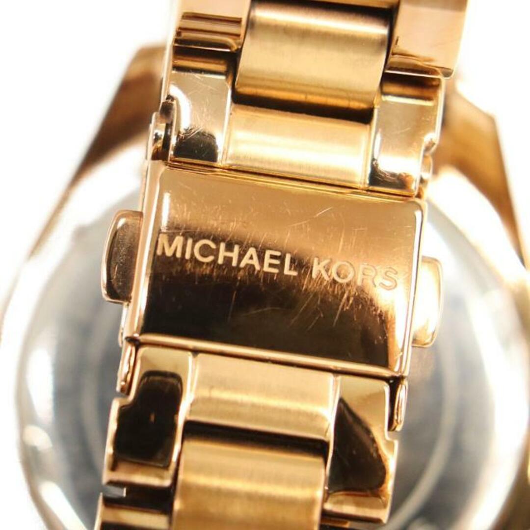 Michael Kors(マイケルコース)のマイケルコース レディース腕時計 ブラッドショー 中古 MK-5799 クロノグラフ クオーツ ローズゴールド ウォッチ MICHAEL KORS 【中古】 | ブランドウォッチ QZ ステンレススチール 電池式 ファッション小物 アクセサリー ABランク レディースのファッション小物(腕時計)の商品写真