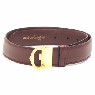 Cartier - カルティエ レッド シンプル ベルト ワンピース スカート ...