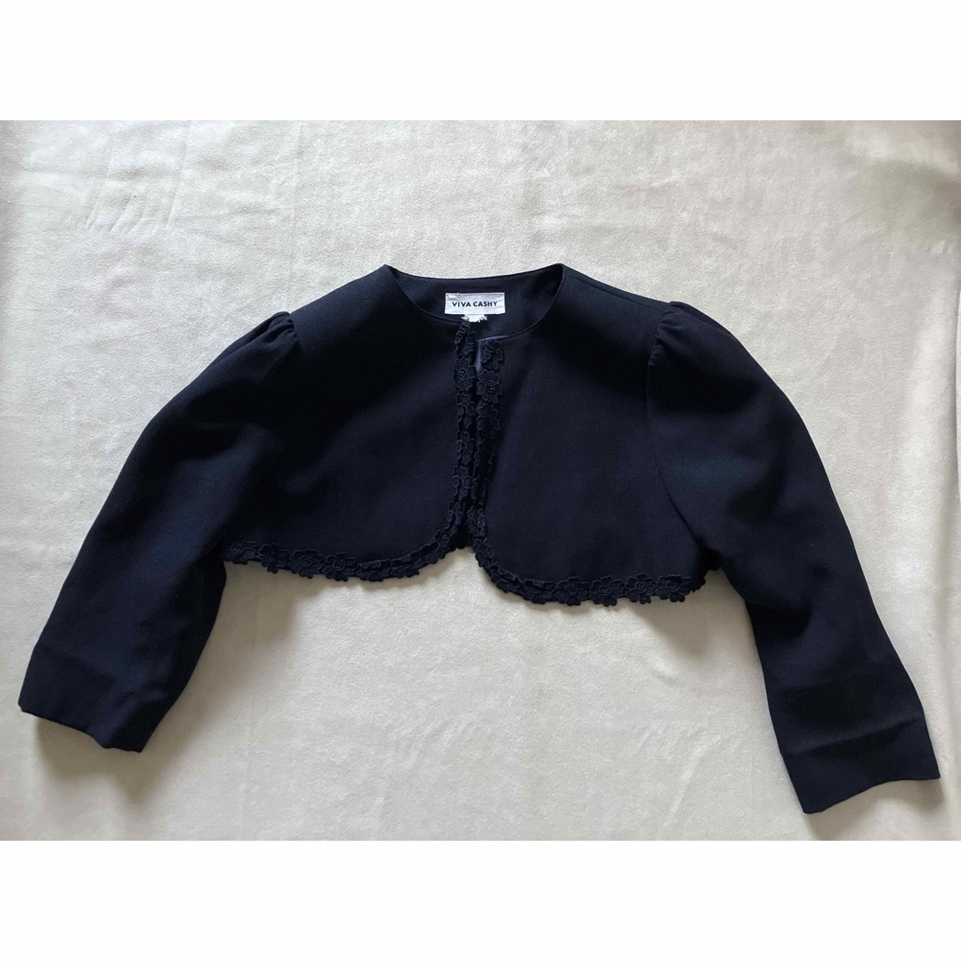 卒園式 入学式 セレモニー ワンピース ボレロ 120 キッズ/ベビー/マタニティのキッズ服女の子用(90cm~)(ドレス/フォーマル)の商品写真