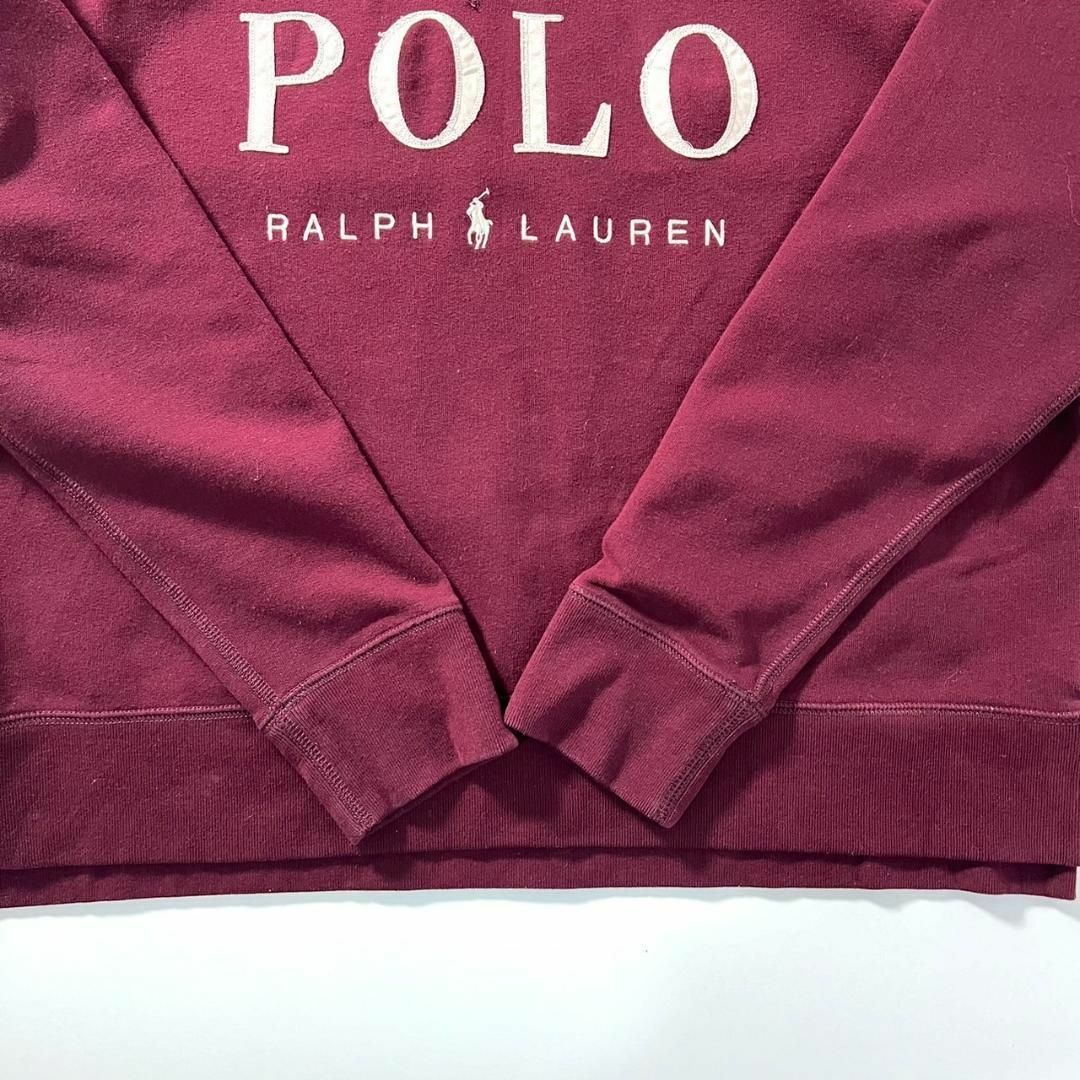 入手困難 polo ralph lauren レディース スウェット ボルドー