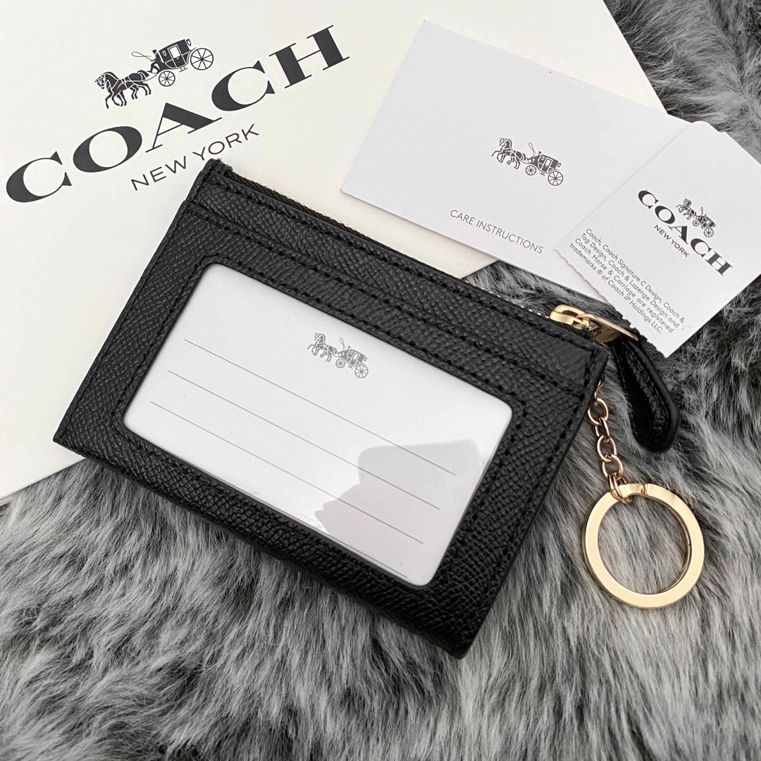 新品☆COACH コインケース メンズ ブラック レザー コインケース 新品☆COACH コインケース メンズ ブラック レザー コインケース