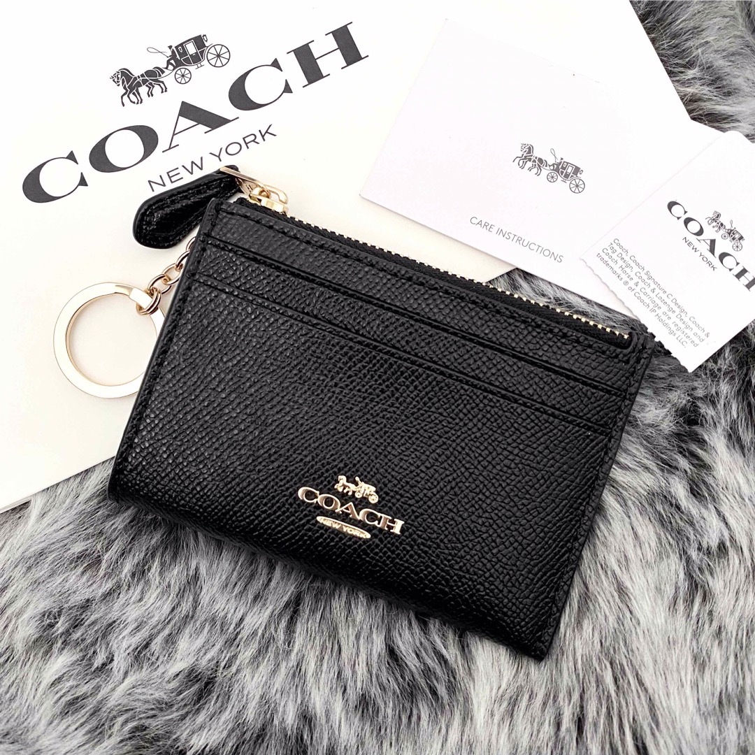 COACH - 新品☆COACH コインケース メンズ ブラック レザー コイン