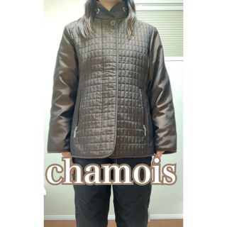 シャミー　chamois ジャケット　ブラウン　茶　防寒　ポケット　襟有(その他)