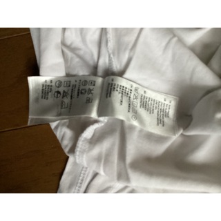 エイチアンドエム(H&M)のH&M  白Tシャツ、USサイズ L(Tシャツ(半袖/袖なし))