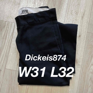 ディッキーズ(Dickies)のDickeis874 ブラック　ディッキーズ　W31 L32(ワークパンツ/カーゴパンツ)