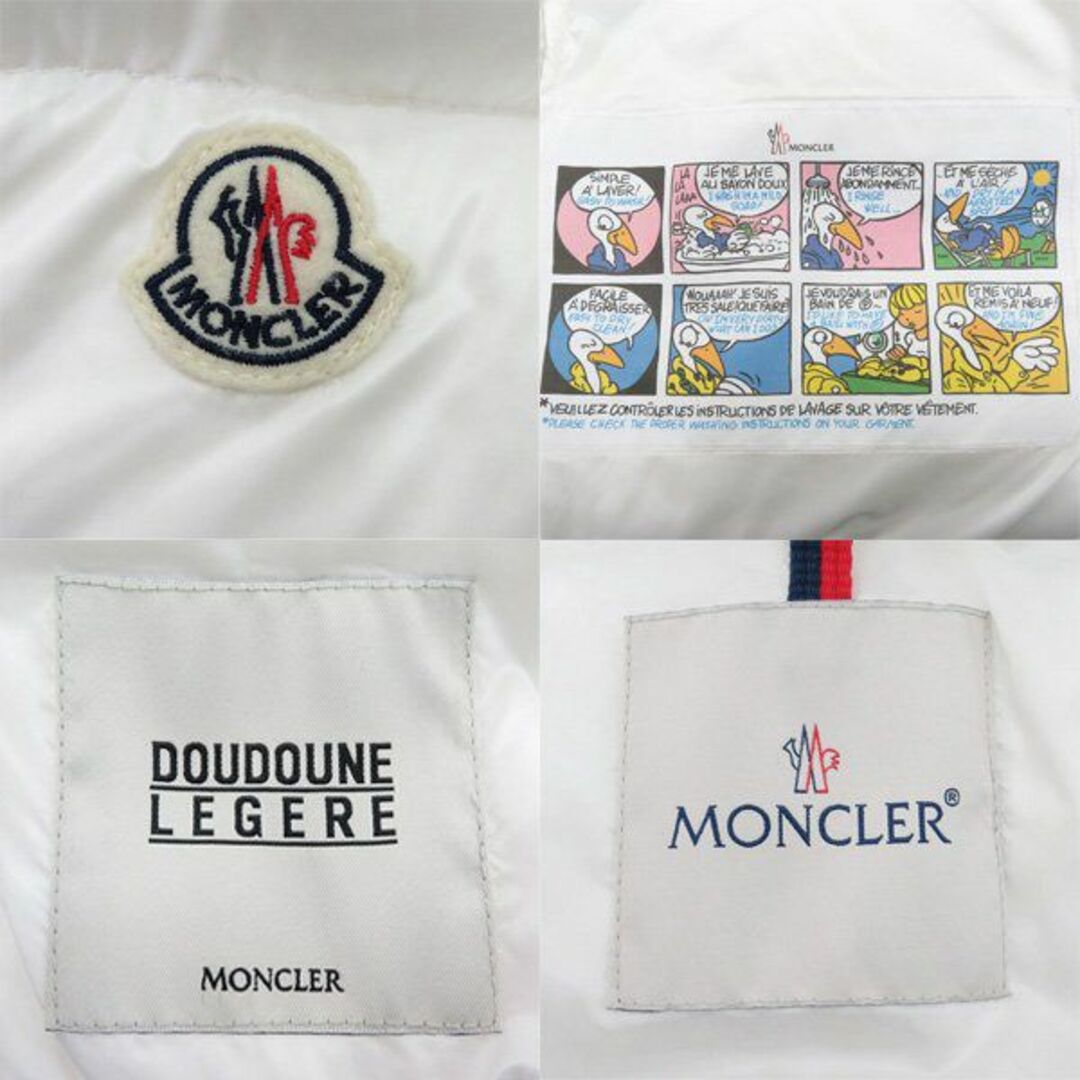 MONCLER(モンクレール)のモンクレール 2019 WILLM ロゴワッペン トリコロール ジップアップ ダウン ジャケット ブルゾン 46122 メンズのジャケット/アウター(ダウンジャケット)の商品写真