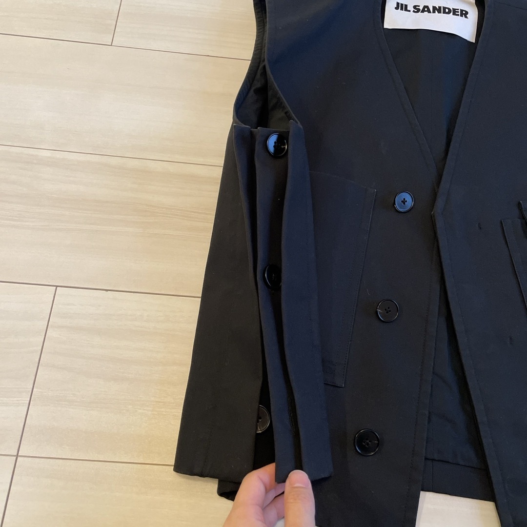 JIL SANDER - JIL SANDER 20SS コットンベスト 美品の通販 by s JIL SANDER - JIL SANDER 20SS コットンベスト 美品の通販 by s