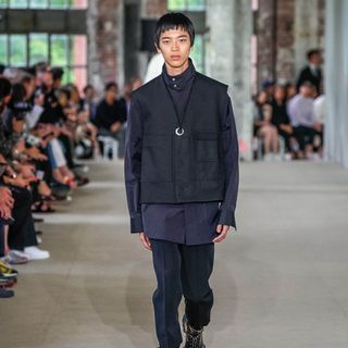 20ss 最新 国内完売　jil sander  ハイネック　シャツジャケット