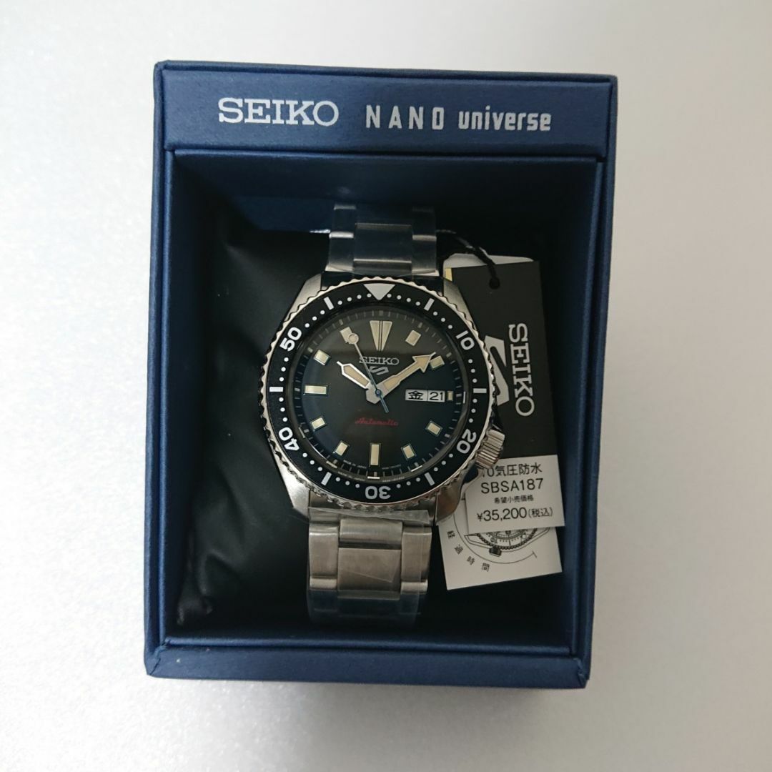 SEIKO(セイコー)のナノユニバース別注 新品未使用 セイコー 5 スポーツ SBSA187 メンズの時計(腕時計(アナログ))の商品写真