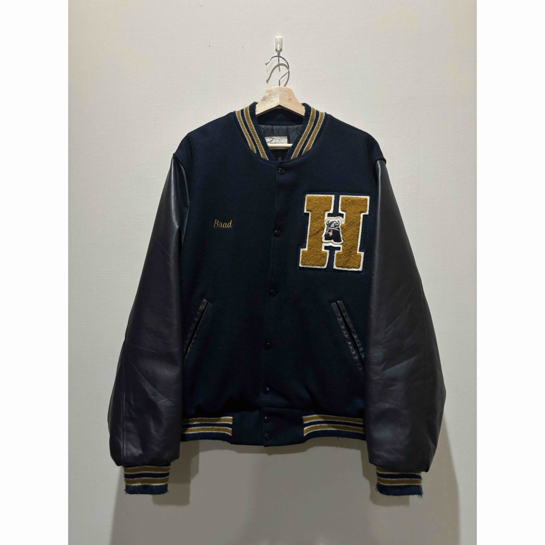 VINTAGE VARSITY JACKET / スタジャン US製レザージャケット