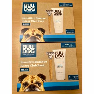 【新品】BULL DOG  センシティブバンブーホルダークラブパック　2個セット(カミソリ)