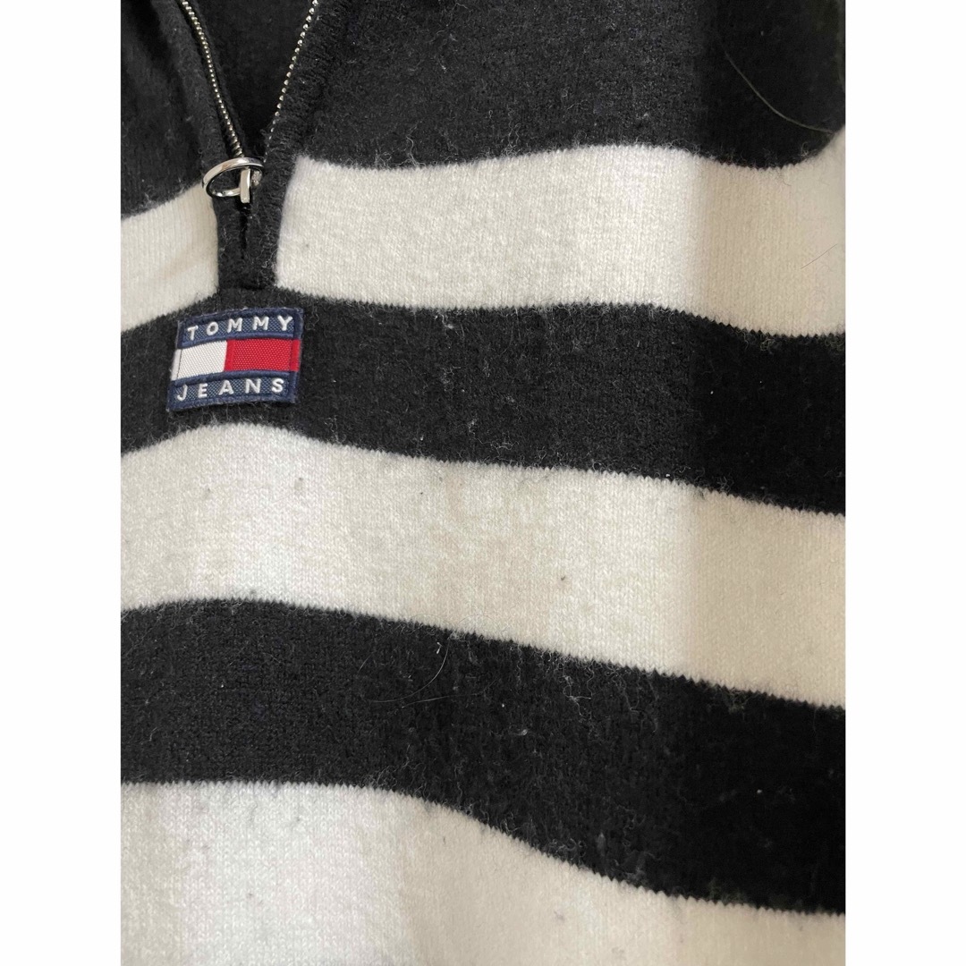 TOMMY JEANS(トミージーンズ)のTOMMY JEANS TOMMY HILFGER ハーフジップワンピース レディースのワンピース(ロングワンピース/マキシワンピース)の商品写真