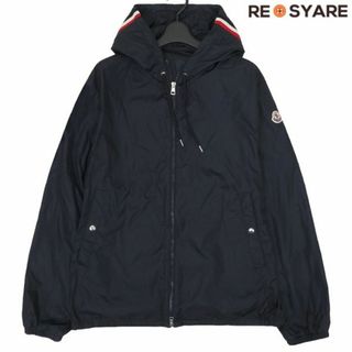 モンクレール(MONCLER)の美品 モンクレール GRIMPEURS ロゴワッペン トリコロール ジップアップ ナイロン ジャケット ブルゾンマウンテンパーカー 46124(マウンテンパーカー)