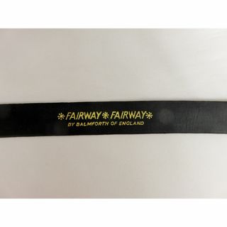 各社純正規格 英国製 FAIRWAY レザーグリップ 黒(その他)