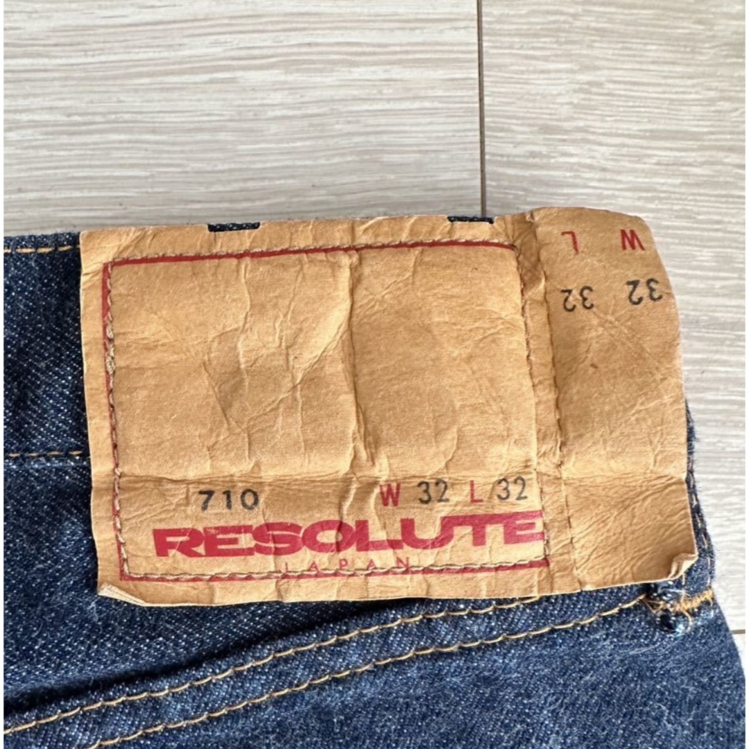 リゾルト RESOLUTE 710 W32 L32 デニム ステッカー付き | フリマアプリ ラクマ