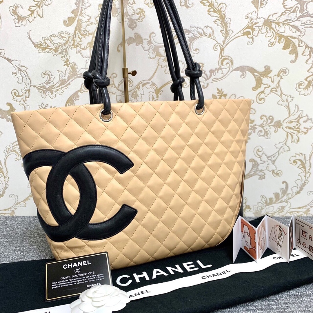 CHANEL - ✴︎美品 CHANEL シャネル カンボントート カンボンライン