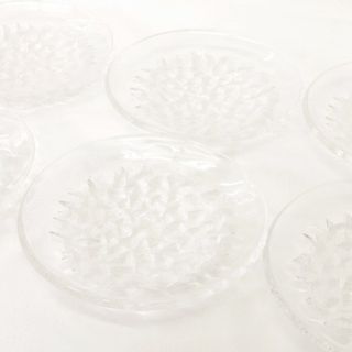 アザー(other)の保谷クリスタル HOYA ホヤ 美品 6枚セット 平皿 小鉢 深皿 ガラス 盛皿(食器)