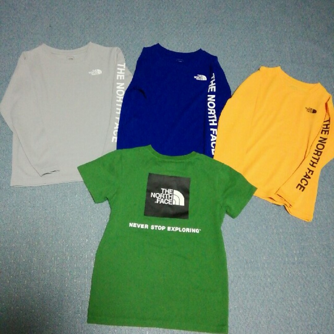 THE NORTH FACE(ザノースフェイス)のTHE NORTH FACE ロンTEE Tシャツ 140セット キッズ/ベビー/マタニティのキッズ服男の子用(90cm~)(Tシャツ/カットソー)の商品写真