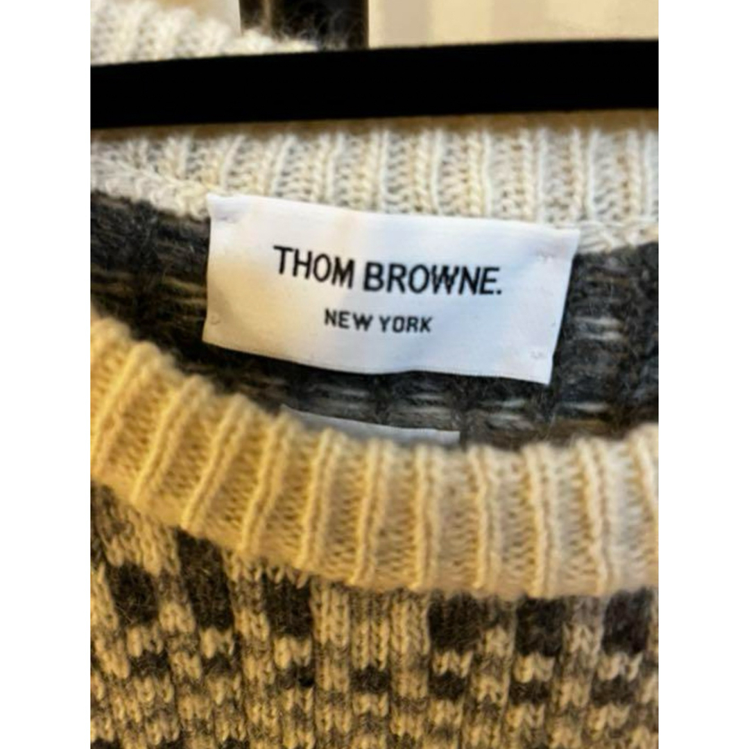 THOM BROWNE(トムブラウン)のトムブラウン　ウールセーター メンズのトップス(ニット/セーター)の商品写真