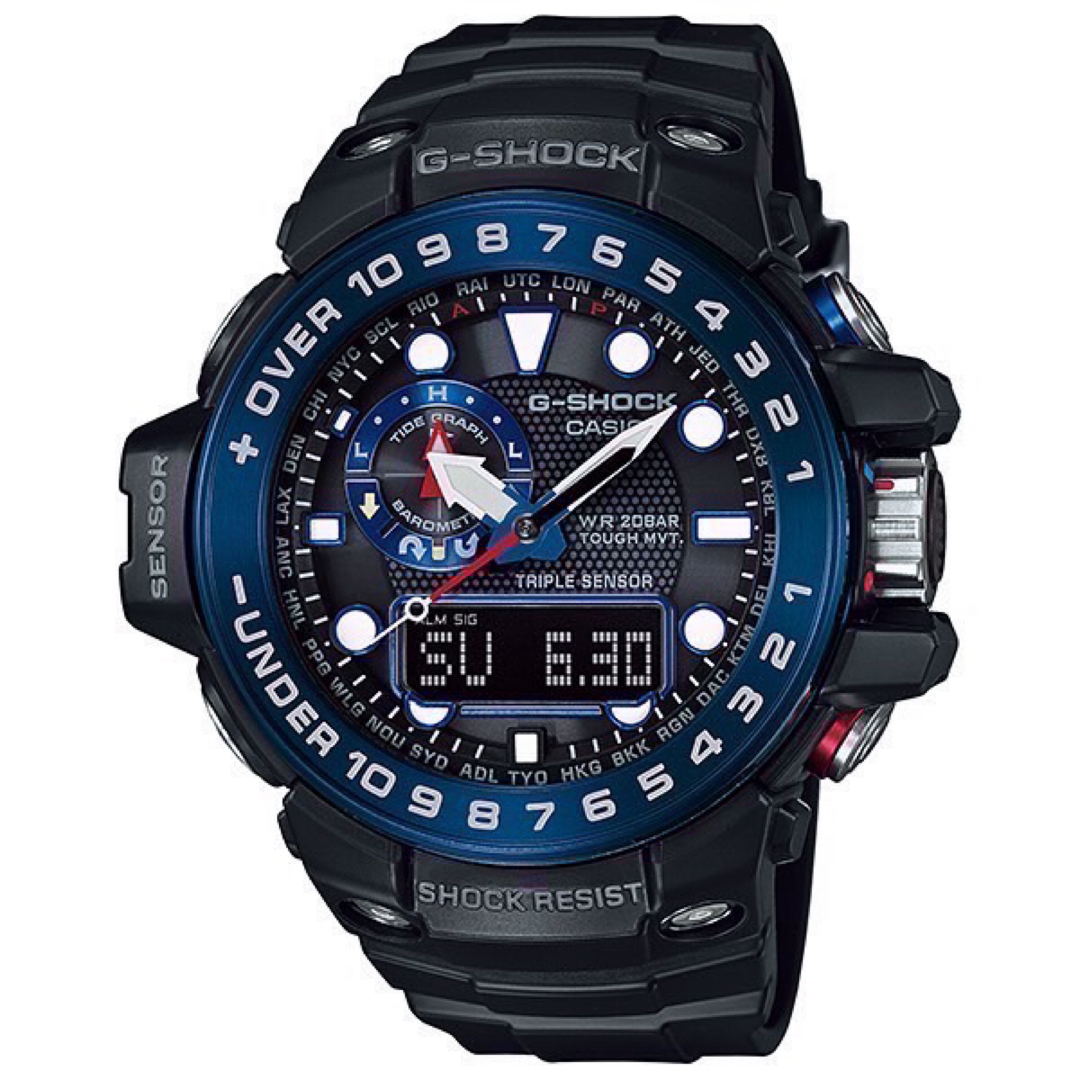 初回限定盤 G-SHOCK ガルフマスター トリプルセンサー3 GWN-1000B-1BJF