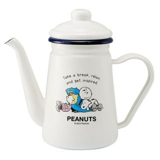 ピーナッツ(PEANUTS)のスヌーピー PEANUTS ホーローカフェポット/日本製 ガス火専用(その他)