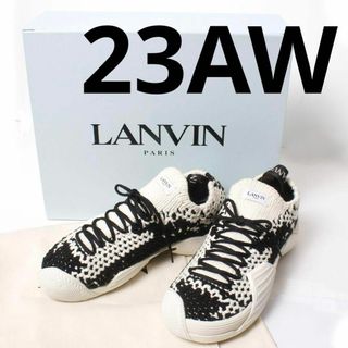 ランバン(LANVIN)のLANVIN COTTON FLASH-KNIT SNEAKERS スニーカー(スニーカー)