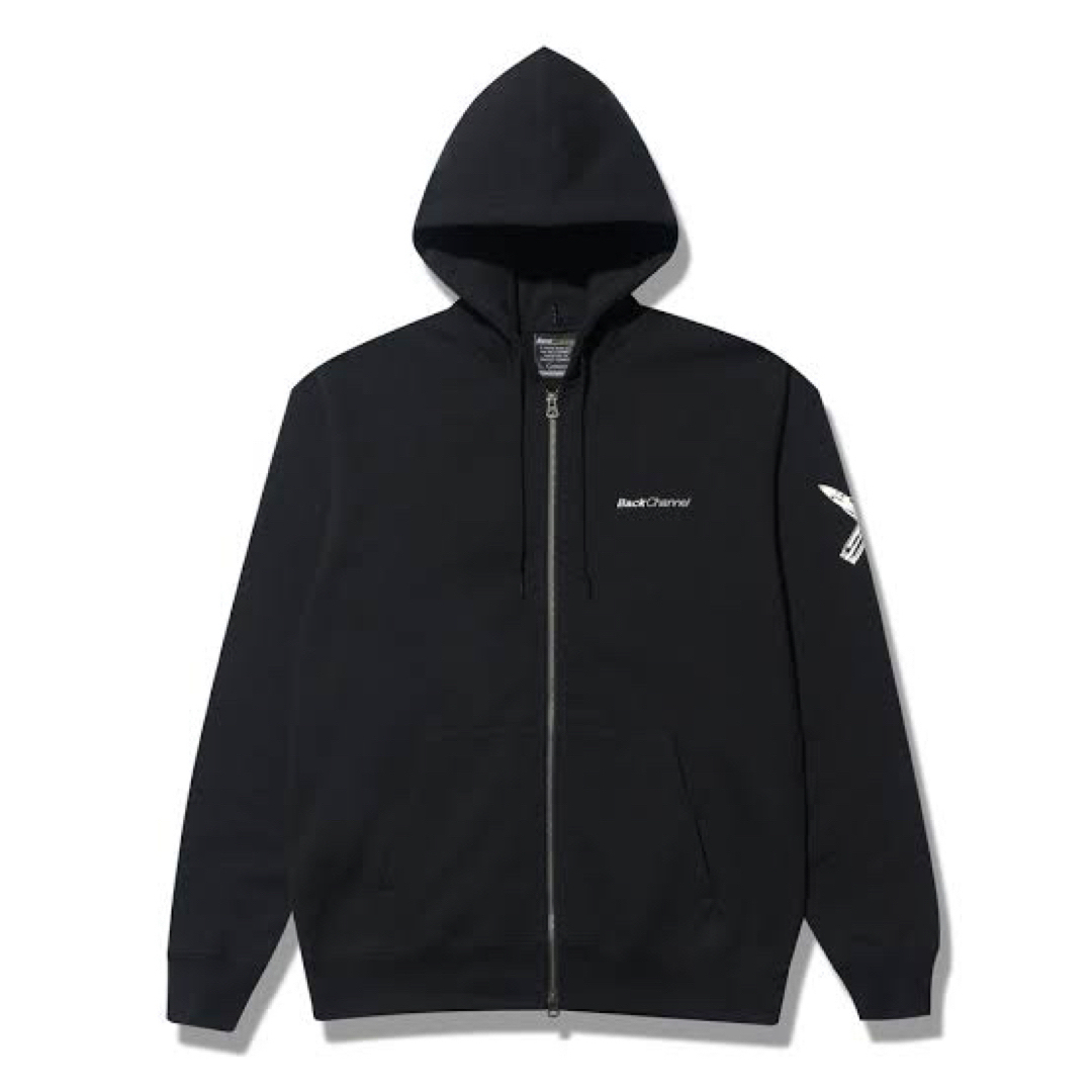 BackChannel バックチャンネル フルジップパーカー ブラック L BackChannel バックチャンネル フルジップパーカー ブラック L