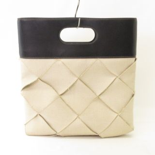 ボッテガヴェネタ(Bottega Veneta)のボッテガヴェネタ トートバッグ リネン キャンバス イントレチャート ☆AA★(トートバッグ)