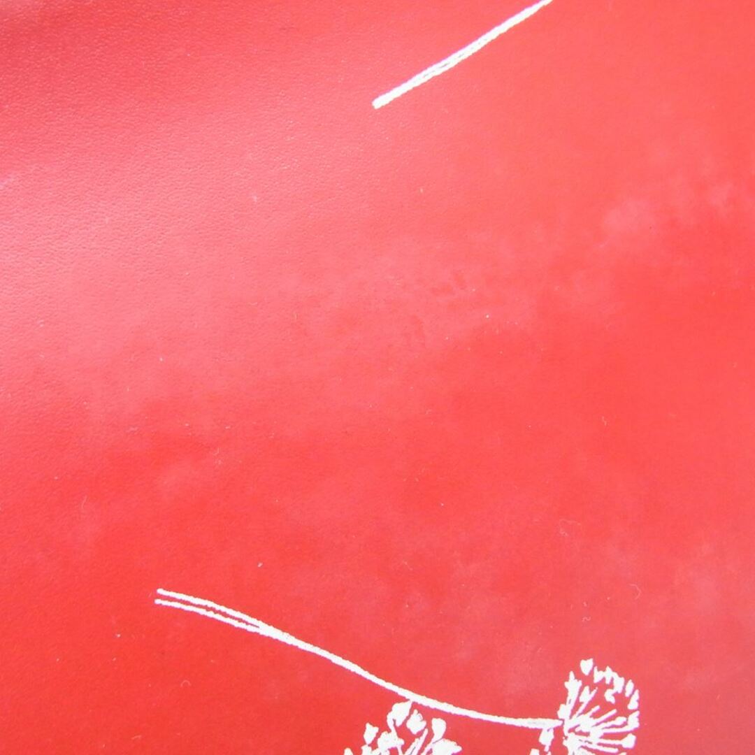 Furla(フルラ)のFurla フルラ 花柄 タンポポ ハンドバッグ トートバッグ レッド系【中古】 レディースのバッグ(トートバッグ)の商品写真