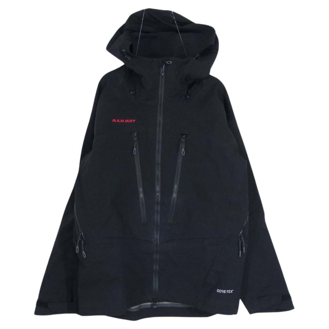 約68cm身幅Mammut マムート GORE-TEX GLACIER Jacket ゴアテックス グレイシャー マウンテンパーカ ナイロン シェル ジャケット ブラック系 M