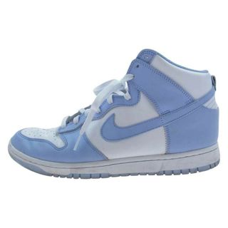 ナイキ(NIKE)のNIKE ナイキ スニーカー DD1869-107 WMNS Dunk High Aluminium ウィメンズ ダンク ハイ アルミニウム スニーカー ライトブルー系 ホワイト系 29cm【中古】(スニーカー)