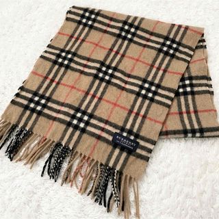 バーバリー(BURBERRY)のバーバリーロンドン　カシミヤ100% ノバチェック　マフラー(マフラー/ショール)