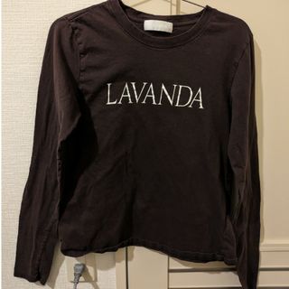 トリプルエー(AAA)のラバンダ LAVANDA　ロゴプリントロンT(Tシャツ(長袖/七分))