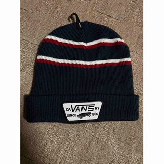 ヴァンズ(VANS)のVANS beanie ネイビー(ニット帽/ビーニー)