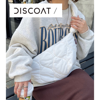 ディスコート(Discoat)の【Discoat (ディスコート)】 ホワイト　メッセンジャーバック(メッセンジャーバッグ)