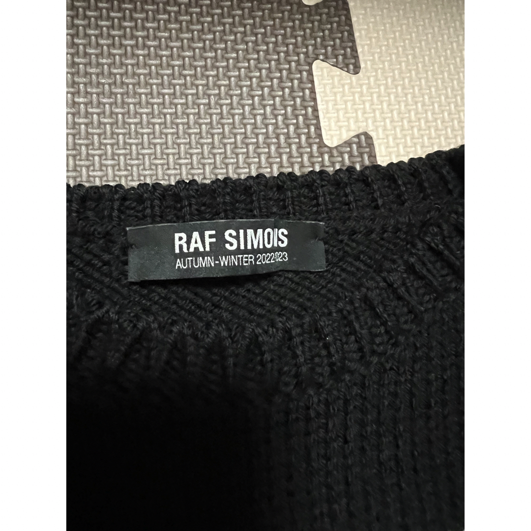 RAF SIMONS(ラフシモンズ)のRAF SIMONSラフシモンズ 22-23AW RSロゴクロップドニット メンズのトップス(ニット/セーター)の商品写真