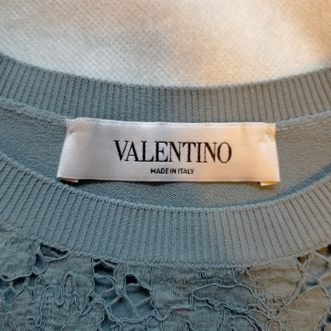 VALENTINO(ヴァレンティノ)のVALENTINO　セーター　ニット　レース レディースのトップス(ニット/セーター)の商品写真