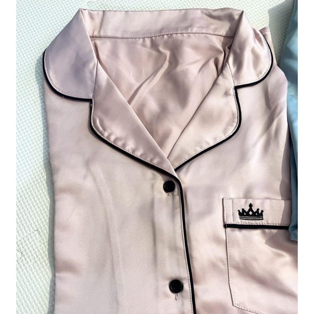 セール◉白のみ新品◉GU◉長袖サテンパジャマ◉3色セット