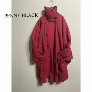 ペニーブラック(PENNY BLACK)のペニーブラック　イタリア製 ドルマンスリーブ スタンドカラー ロングジャケット(その他)