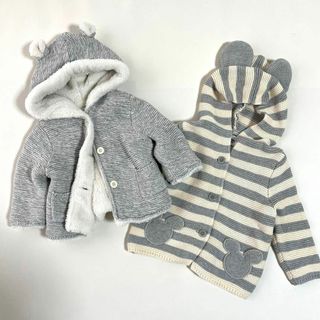 ベビーギャップ(babyGAP)のベビーギャップ　ディズニー アウター　カーディガン　セット　60 70(ジャケット/コート)