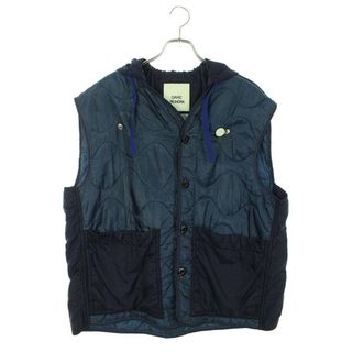 オーエーエムシー(OAMC)のオーエーエムシー  22SS  RE:WORK/Hoodie Vest ロンハーマン限定オーバーダイ加工再構築ベスト メンズ(ベスト)