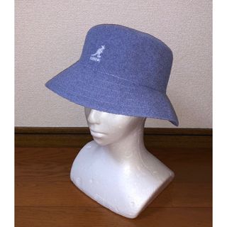 カンゴール(KANGOL)のM 美品 KANGOL Bermuda Bucket バケットハット パープル(ハット)