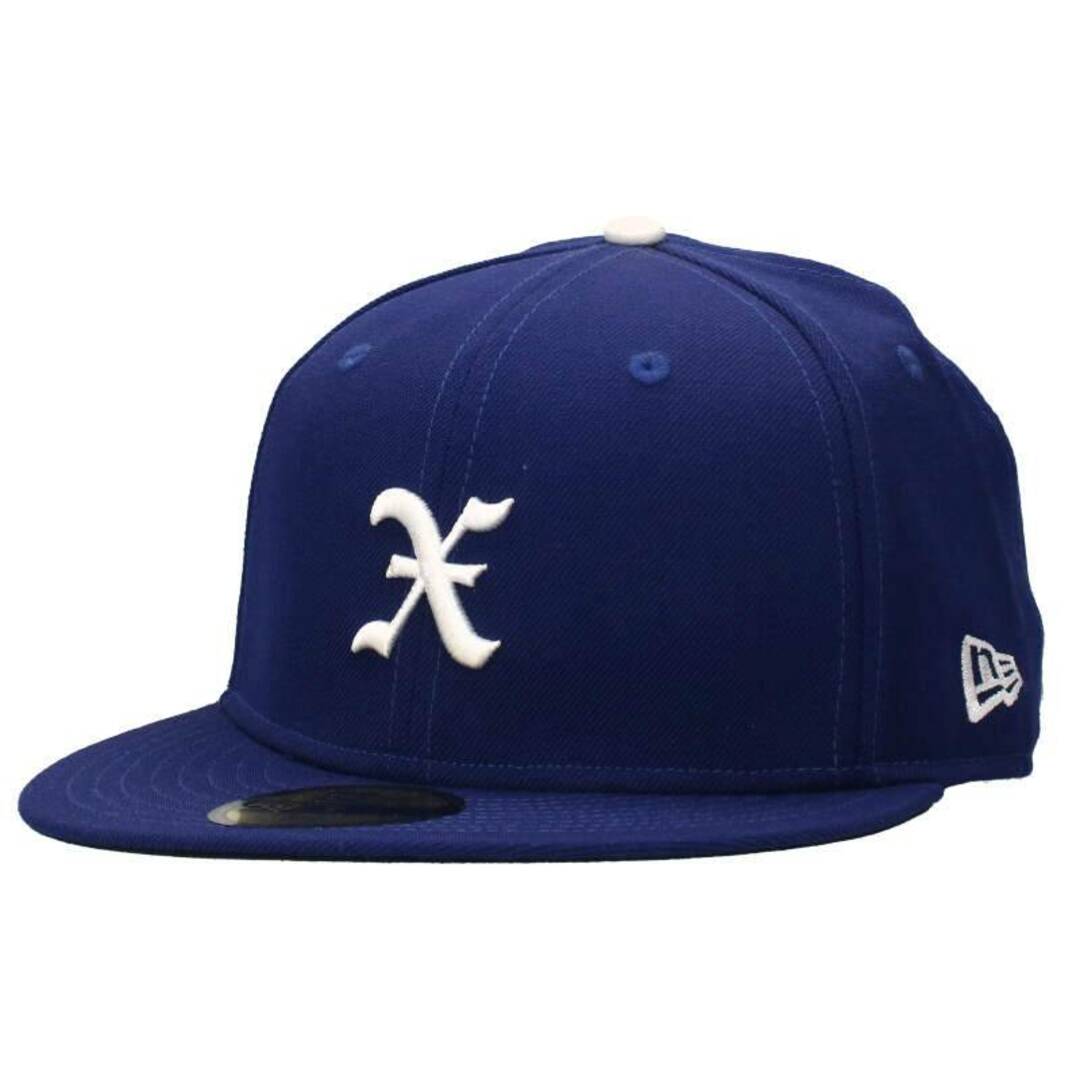 キャップゴッドセレクショントリプルエックス ×ニューエラ New Era  GX-S18-3321-126 フロントエックス刺繍ベースボールキャップ メンズ 7.375