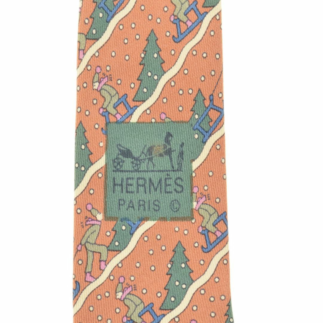 Hermes(エルメス)の【HERMES】フランス製 7231UA 雪ソリネクタイ メンズのファッション小物(ネクタイ)の商品写真
