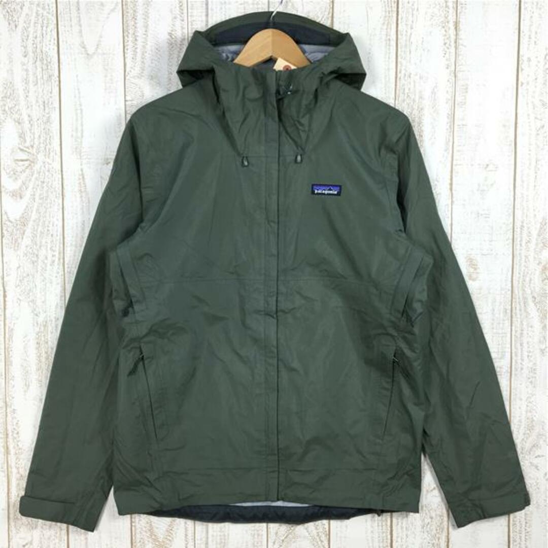 MENs S  パタゴニア トレントシェル 3L ジャケット Torrentshell 3L Jacket レインシェル フーディ PATAGONIA 85240 INDG グリーン系メーカー商品ID