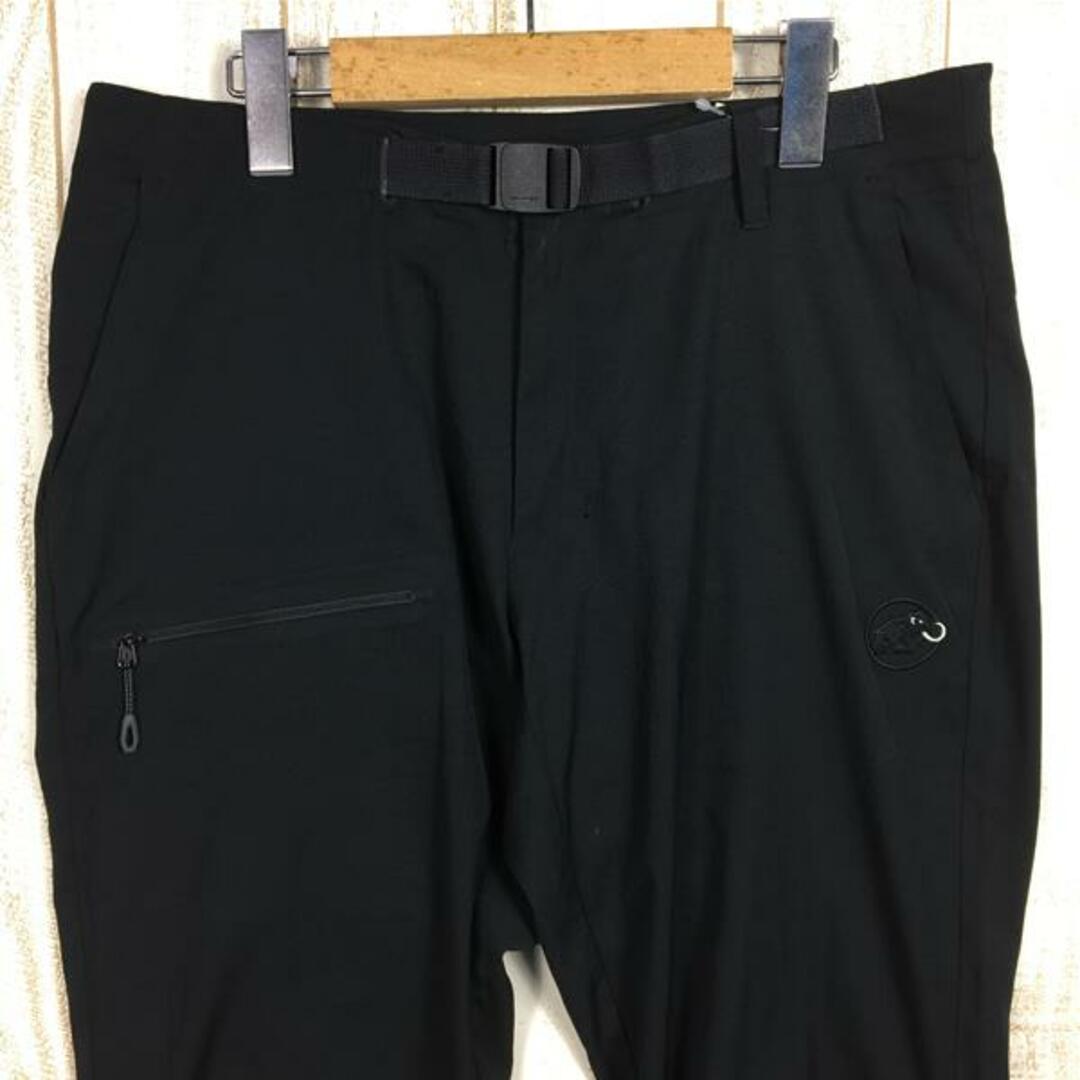 32cmゆき丈MENs M  マムート アジリティ スリム パンツ AEGILITY Slim Pants Primeflexストレッチ ソフトシェル MAMMUT 1022-00270 ブラック系