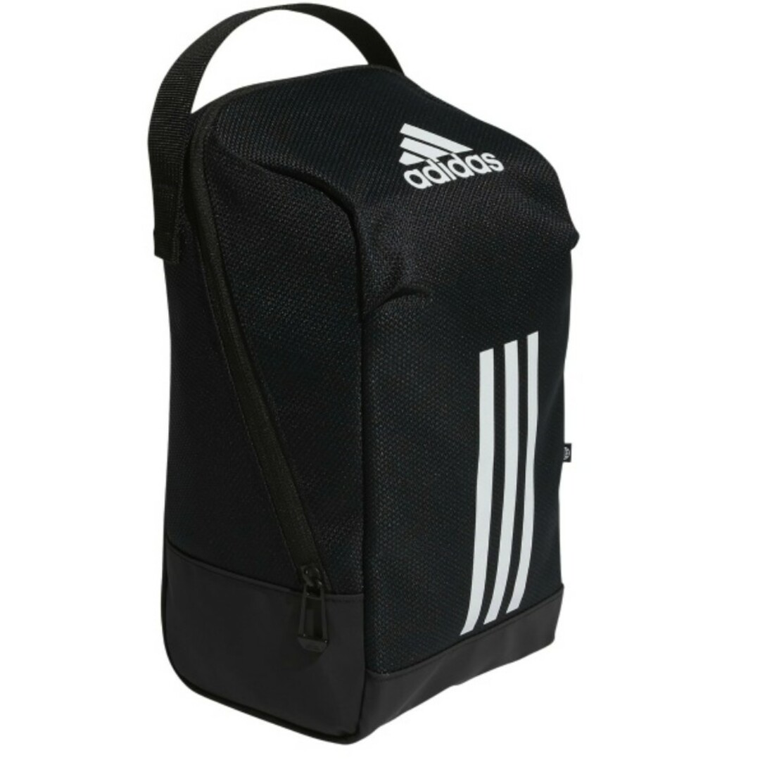 adidas(アディダス)の新品★アディダス★シューズケース★シューズバッグ★adidas★ブラック★Ｌ キッズ/ベビー/マタニティのこども用バッグ(シューズバッグ)の商品写真